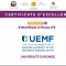 UEMF - Certificat d’excellence
