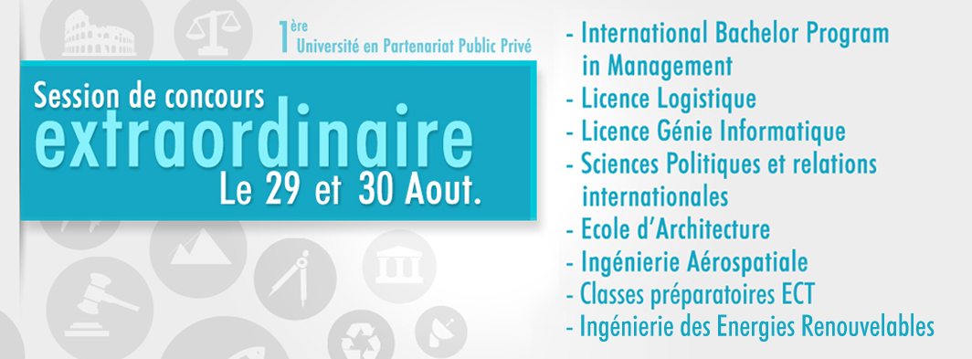 Saisissez votre chance d'intégrer l'Université 