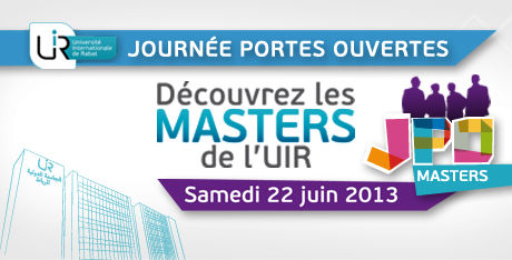 Journée Portes Ouvertes MASTERS de l'Université 