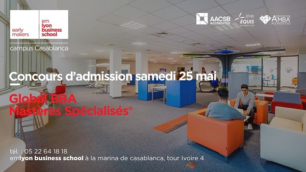 Concours d’admission aux Mastères Spécialisés et au Global BBA-Emlyon Casablanca
