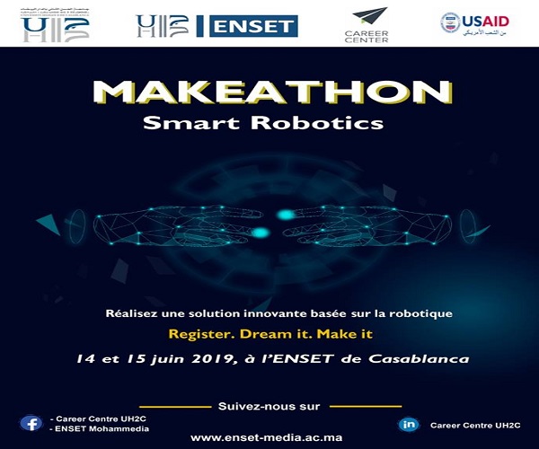 ENSET Mohammedia et Career Center de l’UHIIC organisent Le Maketahon Smart robotics