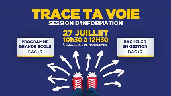 ESCA organise une session d'information le samedi 27 juillet 