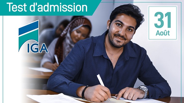 IGA organise son test d'admission le 31 Août 