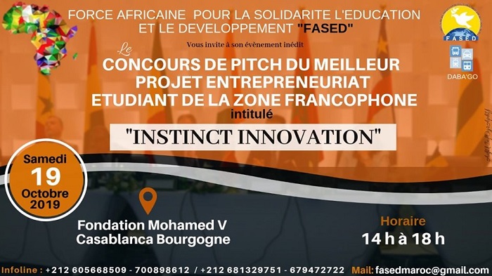 FASED Maroc organise le Concours pitch projet