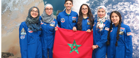 تألق طلاب مغاربة في مخيم الفضاء بالولايات المتحدة الأمريكية 