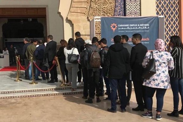 La caravane d'emploi 2019 fait escale à Rabat