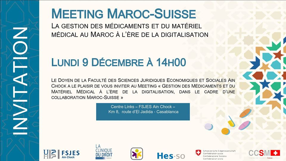 FSJES Ain Chock organise un meeting Maroc-Suisse
