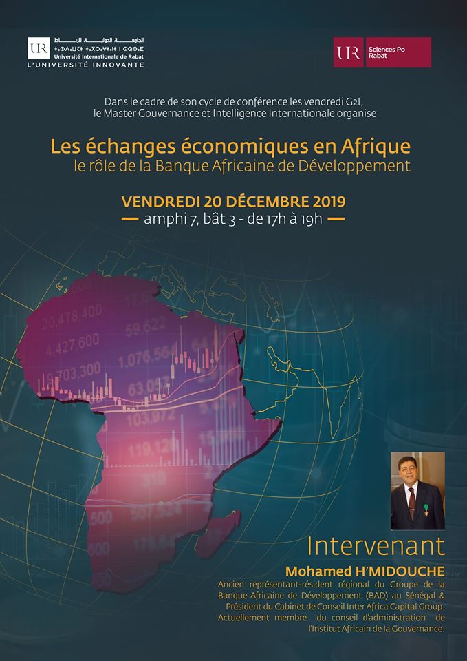 L'UIR organise une conférence sous le thème Les échanges économiques en Afrique