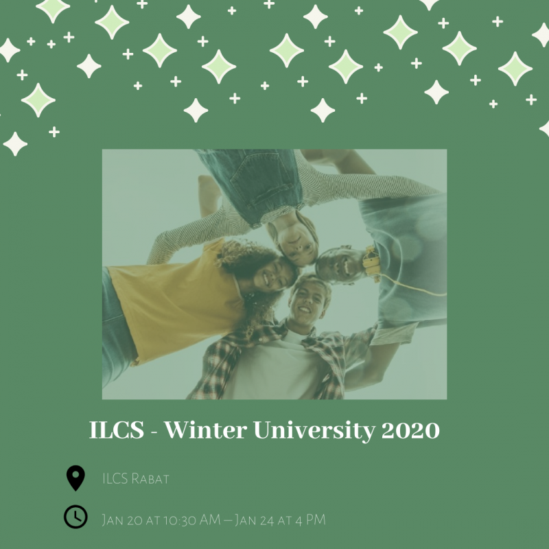 Winter University 2020 – ILCS Rabat