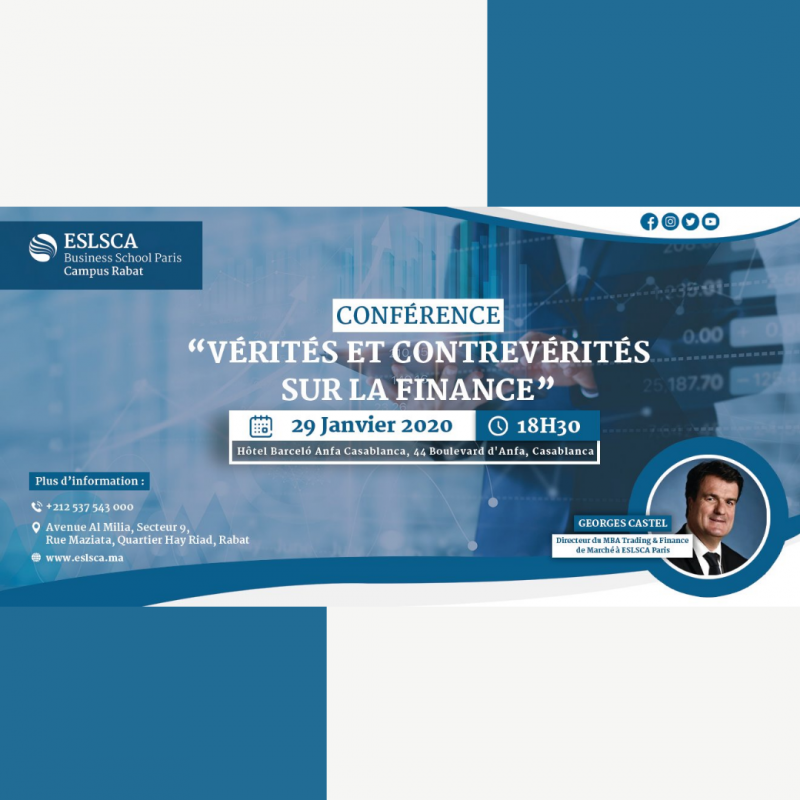 Vérités et contrevérités sur la finance – Eslsca Business School