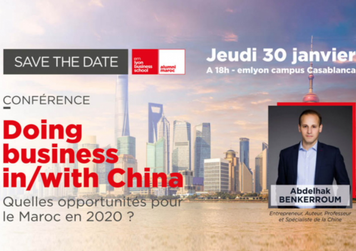 EMlyon business school Alumni Maroc organise une conférence le 30 janvier