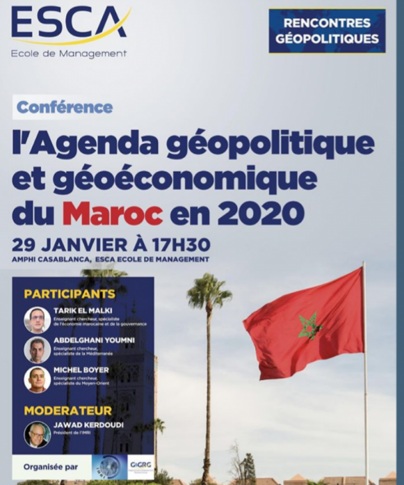  L'ESCA organise une conférence le 29 janvier