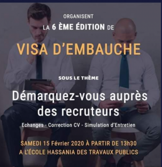 6ème édition Du Visa d’Embauche – Hassania Cultural Club