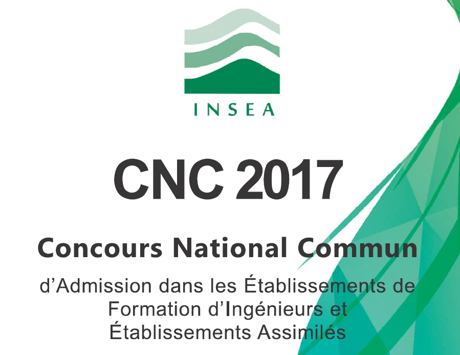 Concours National Commun INSEA CNC 2017