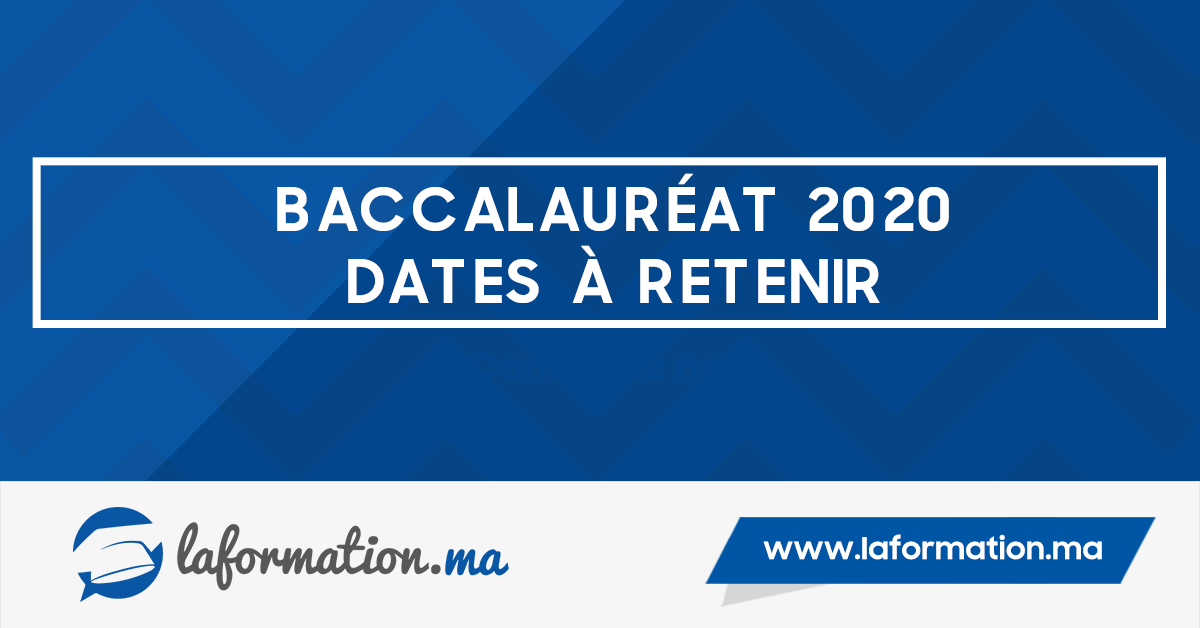 date bac maroc 2020