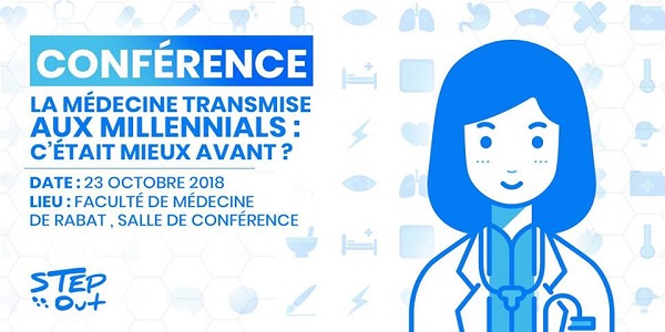  Une conférence à Rabat sous le thème : La médecine transmise aux Millennials