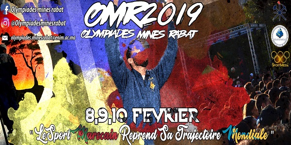 ENSMR – Olympiades Mines Rabat 2019