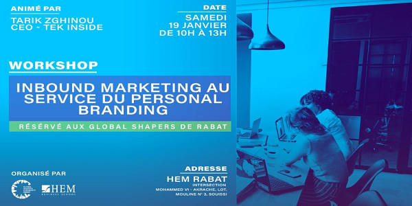  Un workshop à HEM Rabat le samedi 19 janvier