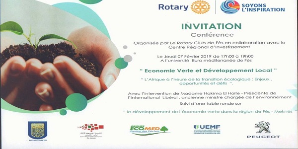 Euromed de Fès organise une conférence sur l’économie verte et le développement local 