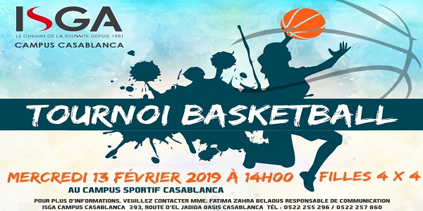 Tournoi de Basketball à ISGA Casablanca 
