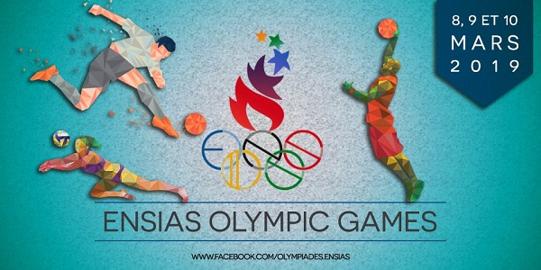 Les olympiades de l'ENSIAS vous donnent rendez-vous le 8,9 et 10 Mars