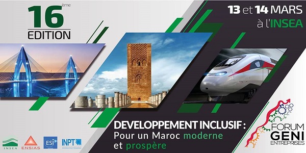 INSEA Rabat organise  la 16ème édition du Forum GENI Entreprises