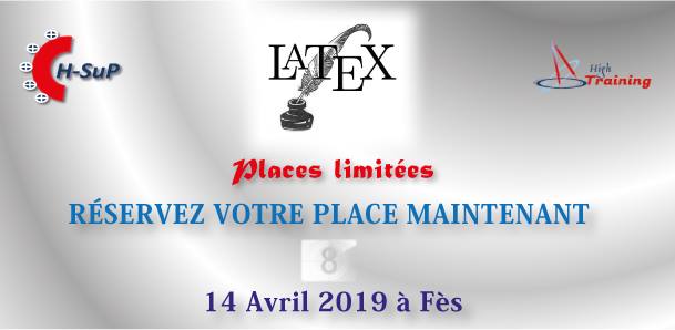 Formation-Rédaction Scientifique avec LaTex à Fès