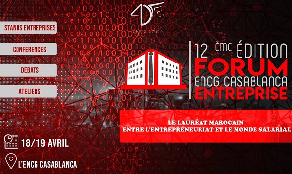 ENCG Casablanca organise la 12ème édition de son forum Entreprises