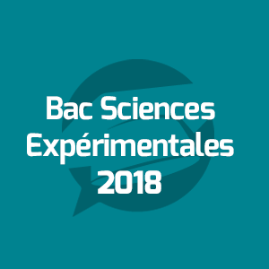 Examens Bac Sciences expérimentales - امتحانات الباكالوريا العلوم التجريبية - Annales Bac - 2018 - مواضيع الإمتحانات